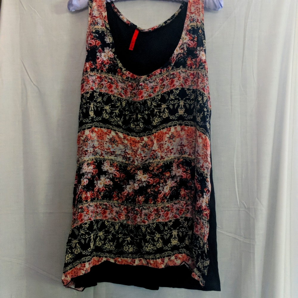 Rayon high/low blouse